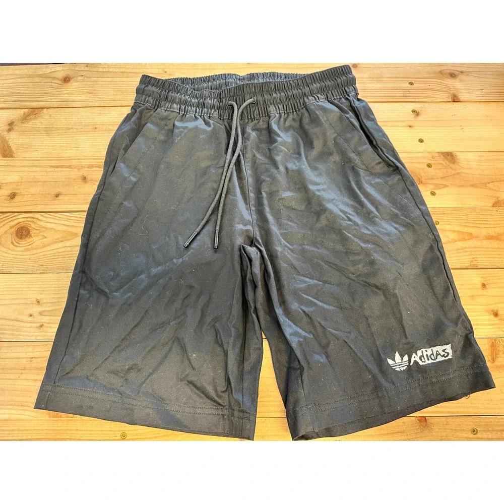 Adidas Twill Shorts Originals‎ Drawstring Casual Activewear Mens XS